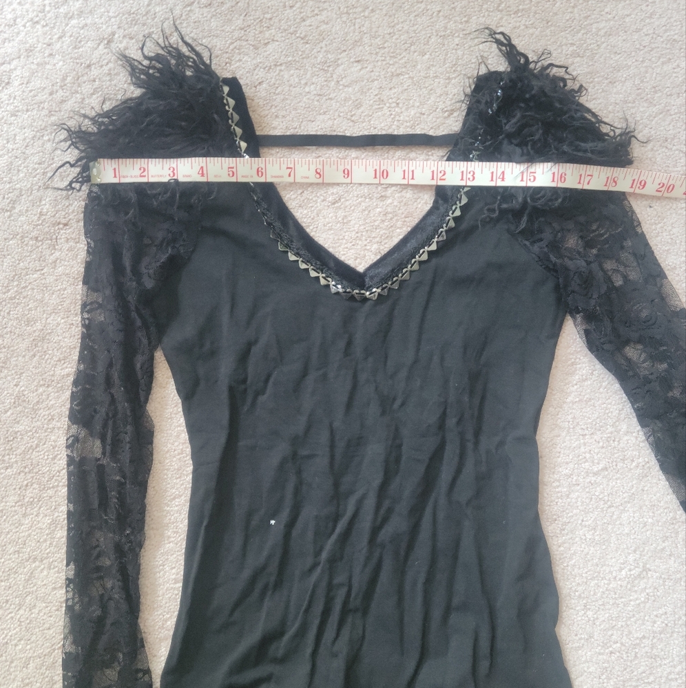 Punk Rave | L/S Top with Lace Up Back - Picture 4 of 8